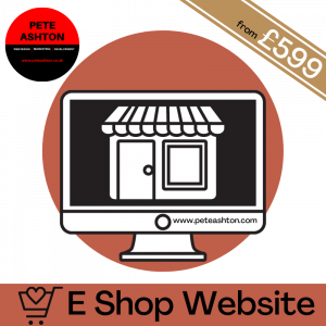 e-shop website peteashton